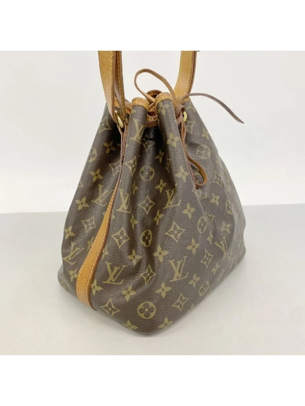 Louis Vuitton Shoulder Bag Monogram Petit Noe Brown